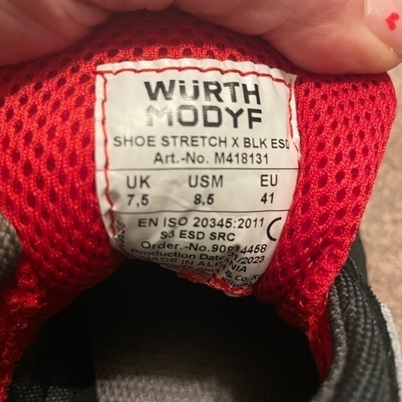 Wurth Modyf Workwear Shoes size 8.M Men NWT - Picture 6 of 10